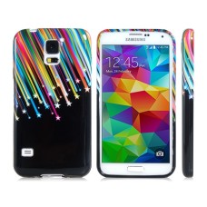Pouzdro gumové Samsung Galaxy S5 I9600 Stripes & Stars - SKLADEM