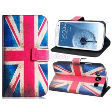 Kožený obal na Samsung Galaxy S3 I9300 UK Flag - SKLADEM