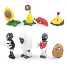 JMS Plants Vs Zombies figurky 8ks - SKLADEM